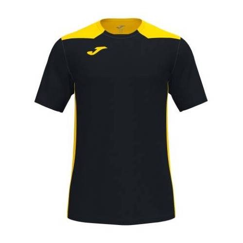 Camiseta manga larga Hombre Joma Pisa negro amarillo